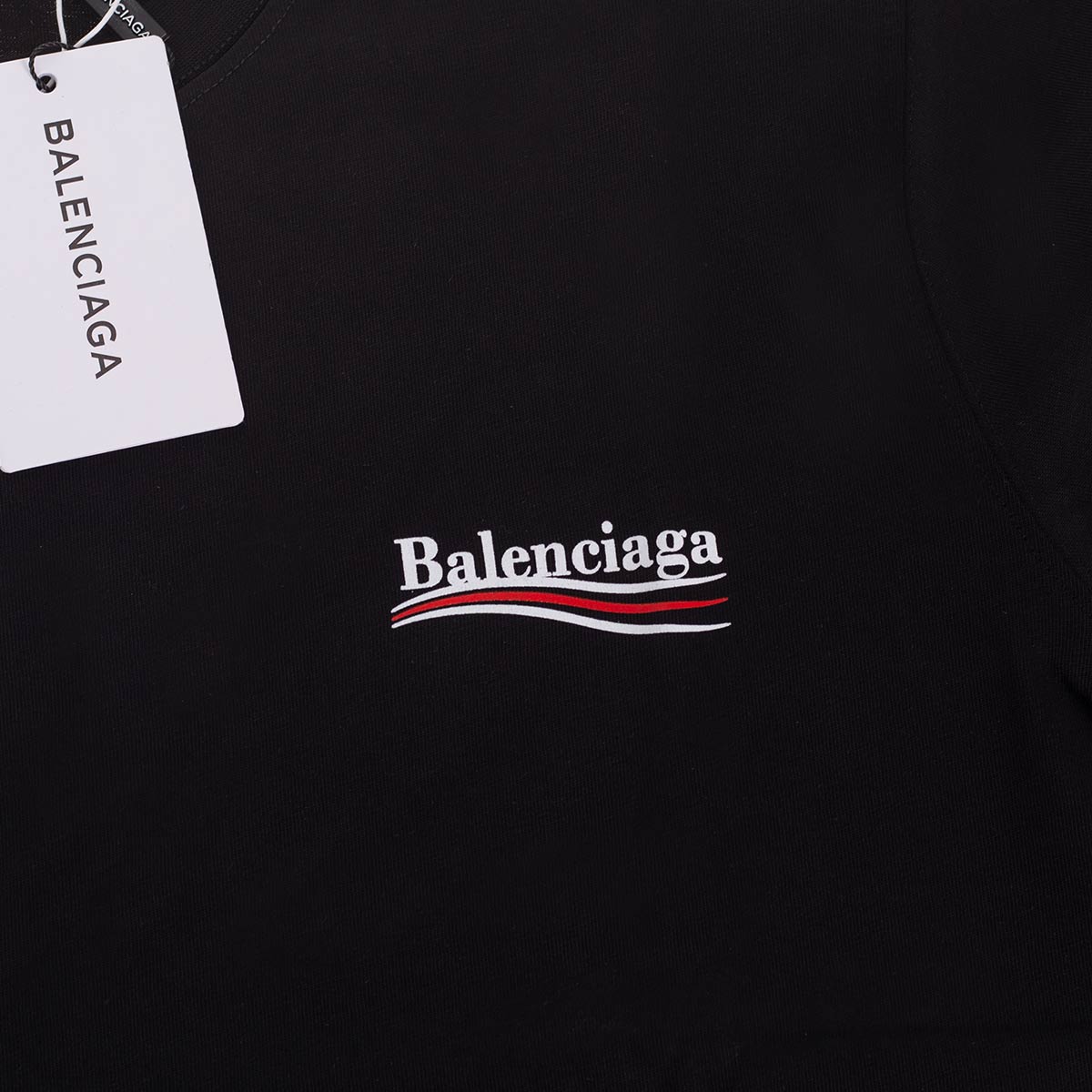 Koszulka męska t-shirt BALENCIAGA 100% bawełna czarna