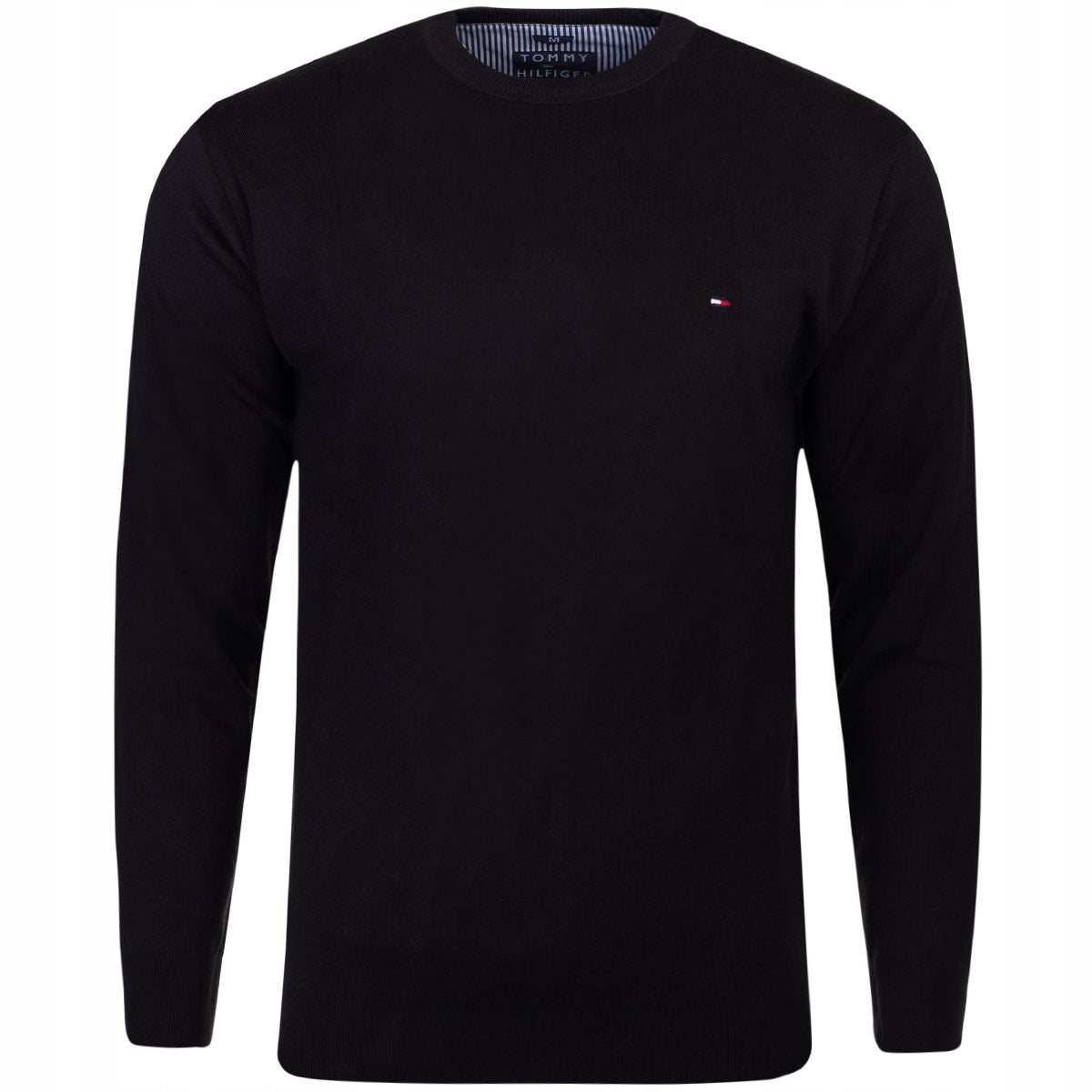 Sweter męski TOMMY HILFIGER 100% bawełna czarny