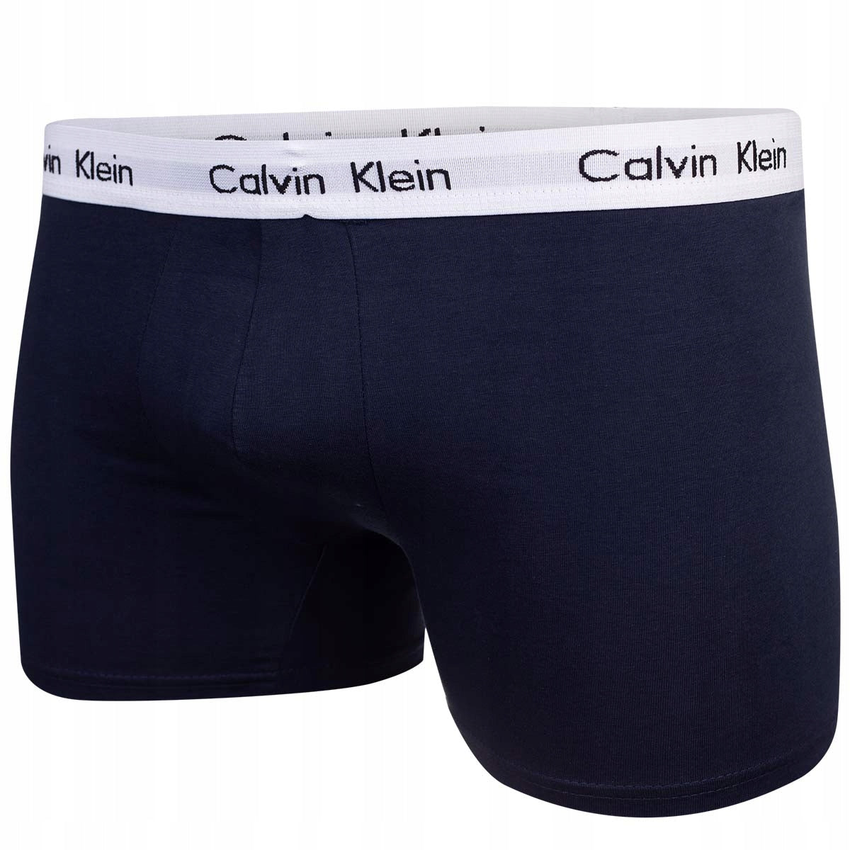Męskie bokserki bawełniane CALVIN KLEIN 3P czarne, granatowe, szare