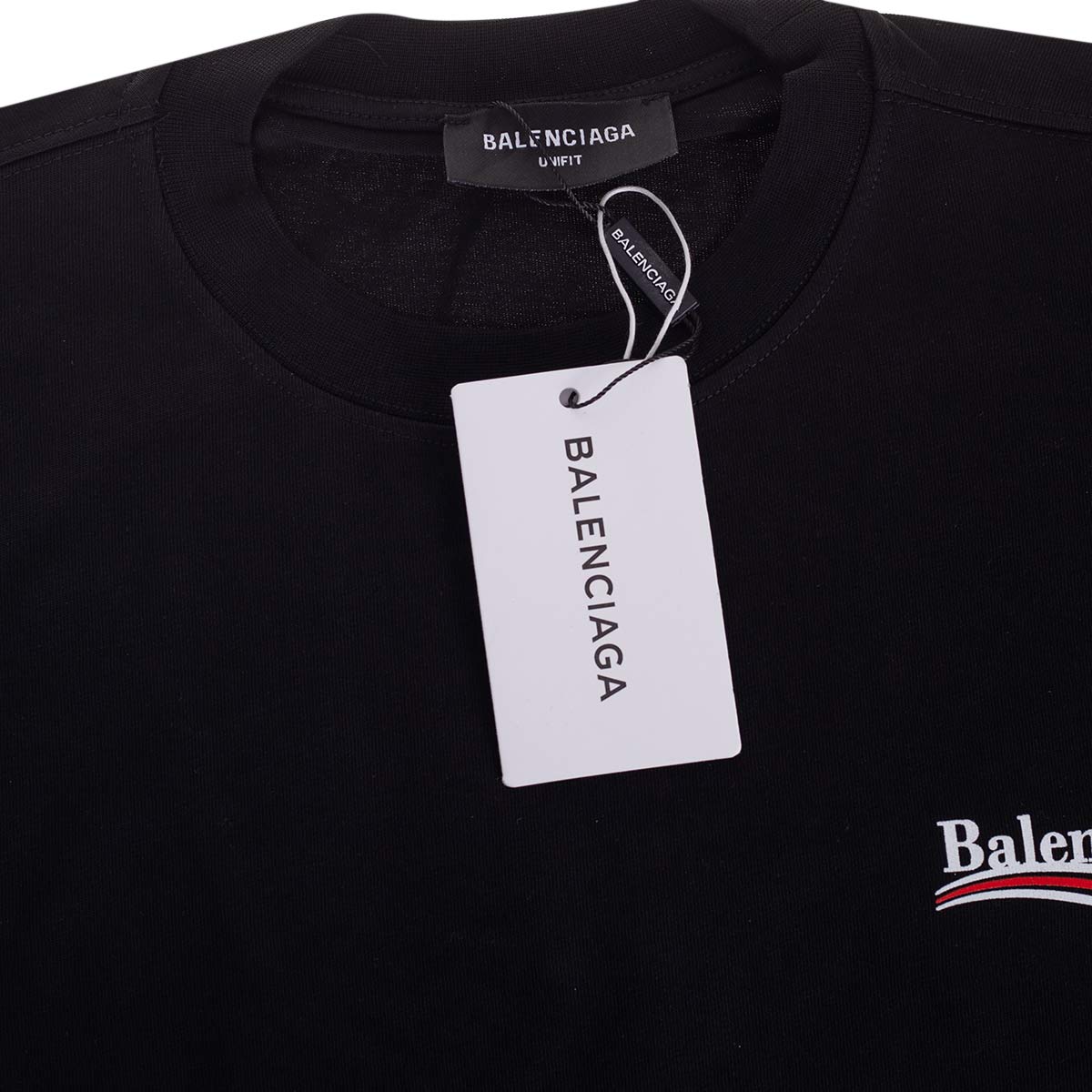 Koszulka męska t-shirt BALENCIAGA 100% bawełna czarna