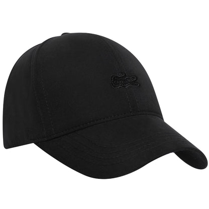 Czapka z daszkiem LACOSTE czarna