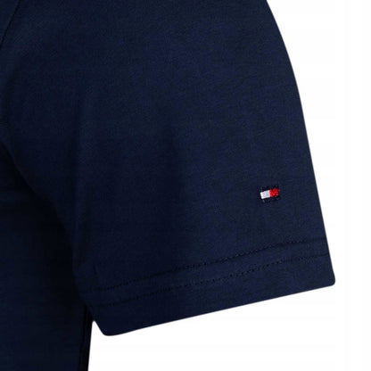 Koszulka męska t-shirt TOMMY HILFIGER 100% bawełna granatowa
