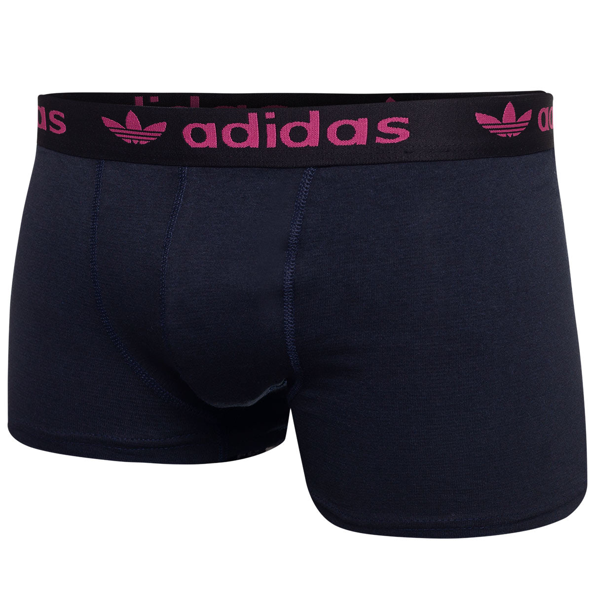 GIFTBOX Bokserki męskie ADIDAS majtki PREZENT 3 PARY BAWEŁNA czarne, granatowe, szare
