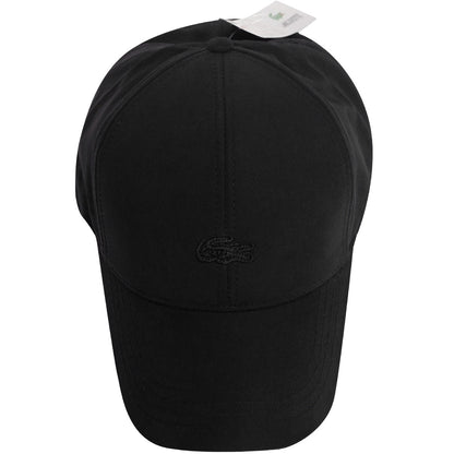 Czapka z daszkiem LACOSTE czarna