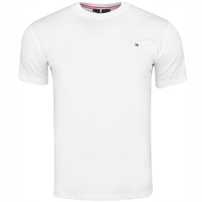 Koszulka męska t-shirt TOMMY HILFIGER 100% bawełna biała