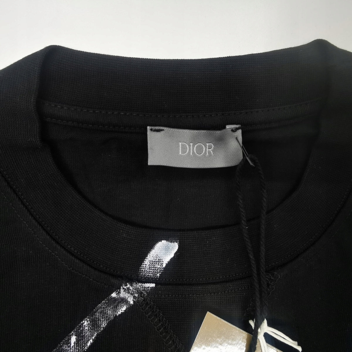 Koszulka męska t-shirt DIOR 100% bawełna czarna
