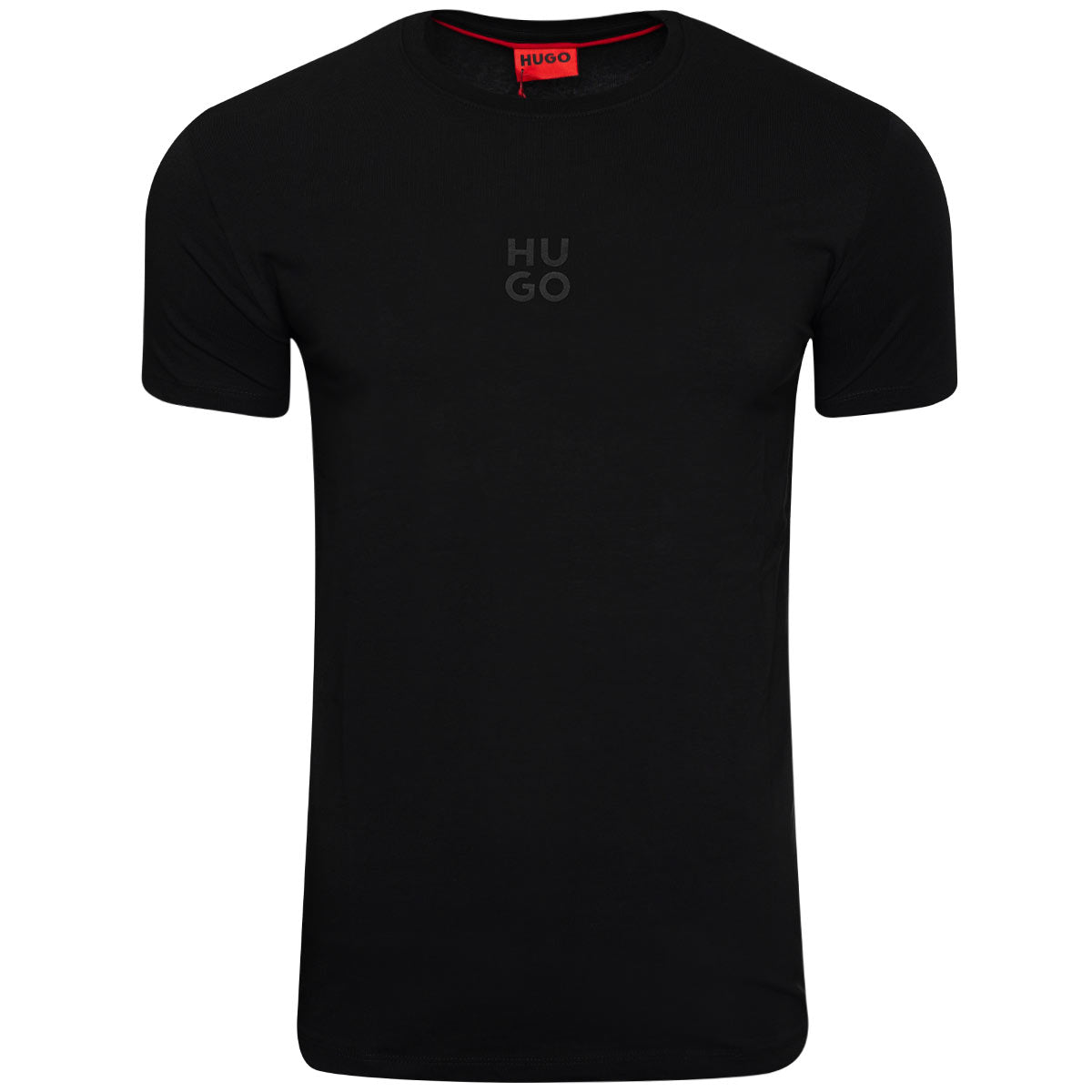 Koszulka męska t-shirt czarna logo HUGO BAWEŁNA