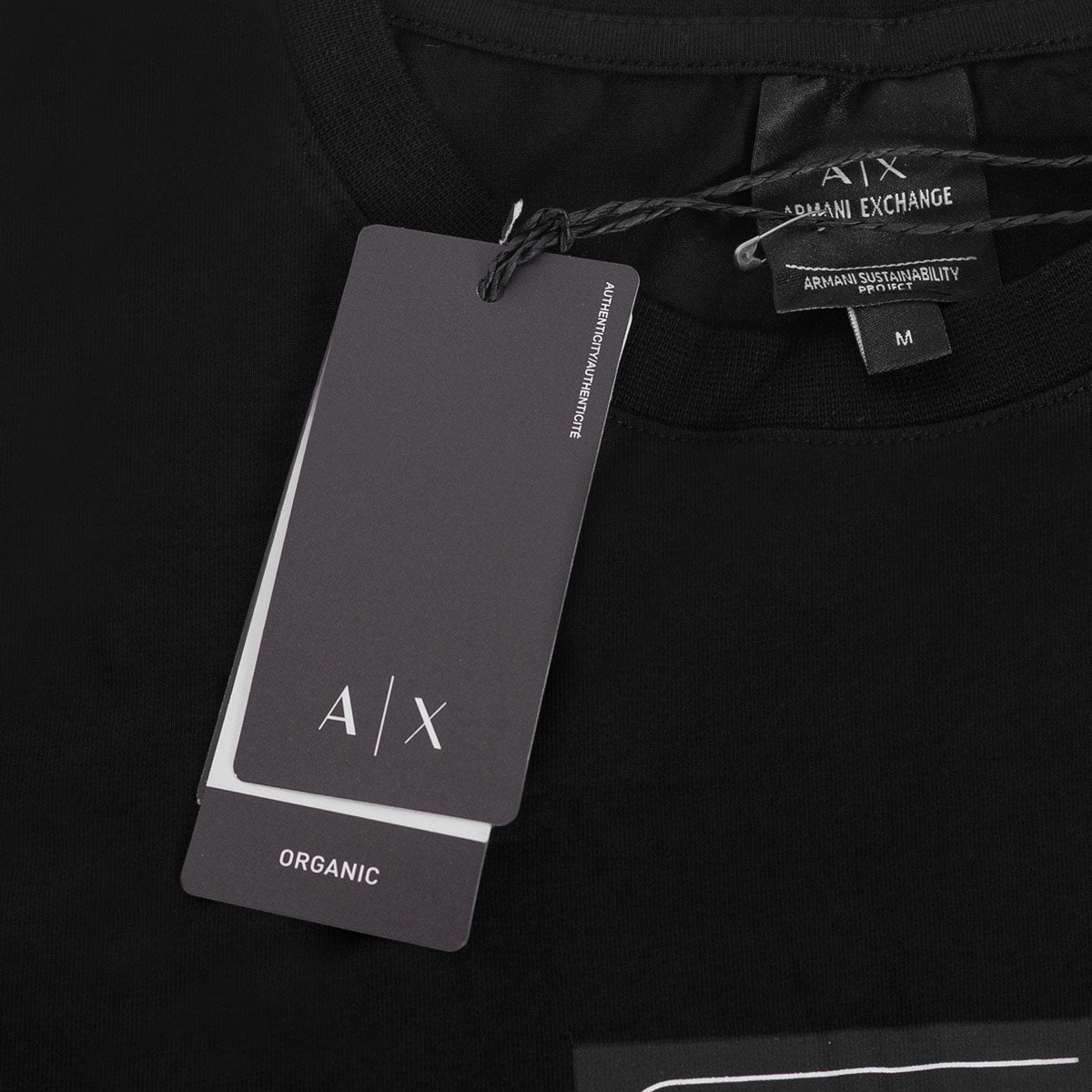 Koszulka męska t-shirt ARMANI EXCHANGE 100% BAWEŁNA czarna
