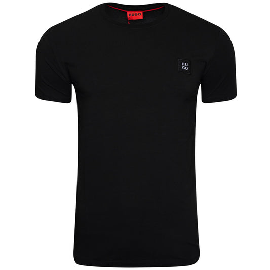 Koszulka męska t-shirt HUGO BAWEŁNA czarna