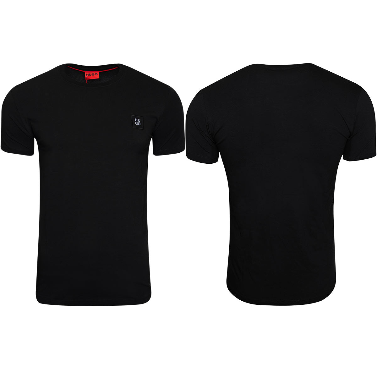 Koszulka męska t-shirt HUGO BAWEŁNA czarna