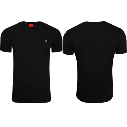 Koszulka męska t-shirt HUGO BAWEŁNA czarna