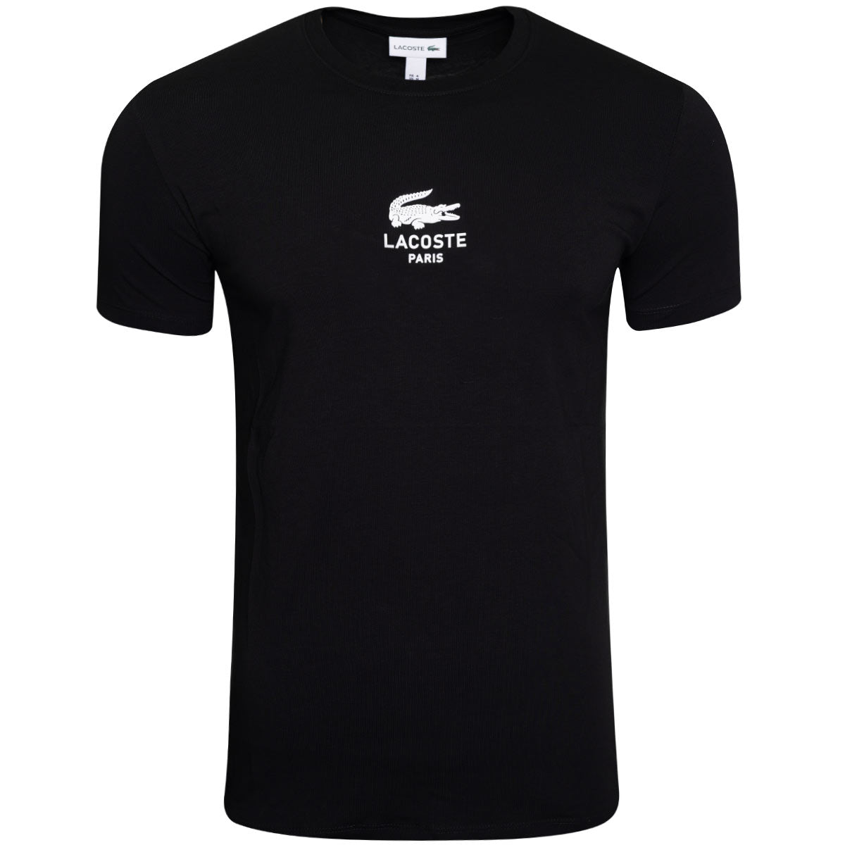 Koszulka t-shirt męska LACOSTE BAWEŁNA czarna