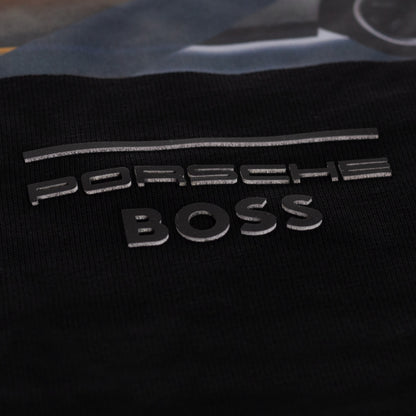 Koszulka męska t-shirt BOSS czarna BAWEŁNA