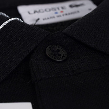 Koszulka Polo męska LACOSTE BAWEŁNA czarna