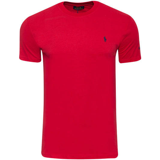 Koszulka męska t-shirt czerwona POLO RALPH LAUREN 100% BAWEŁNA