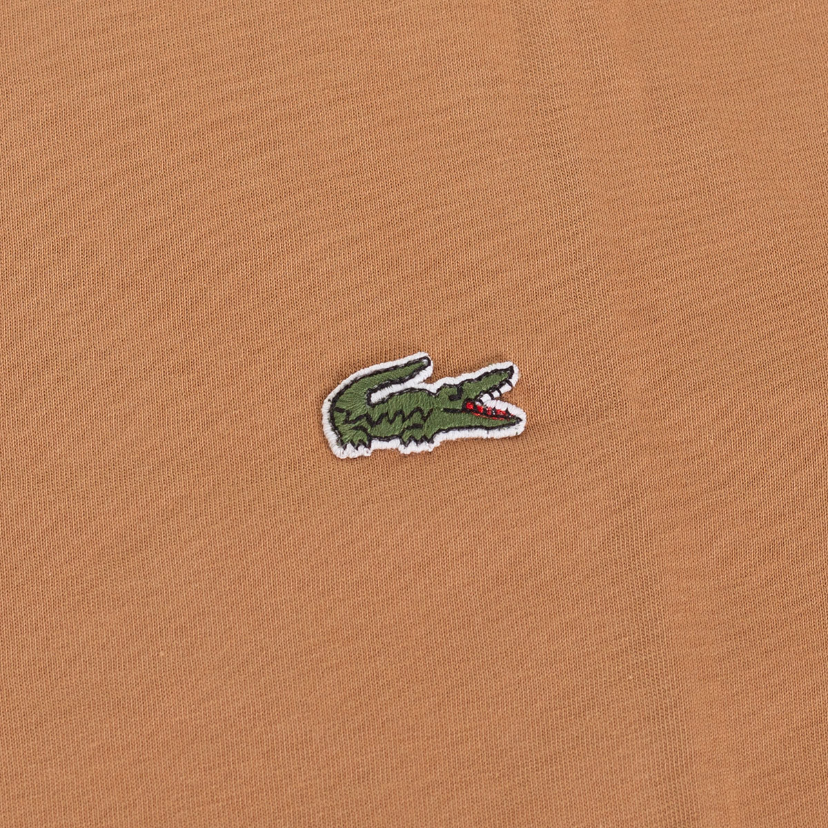 Koszulka męska t-shirt LACOSTE beżowa BAWEŁNA