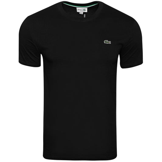 Koszulka t-shirt męska LACOSTE BAWEŁNA czarna