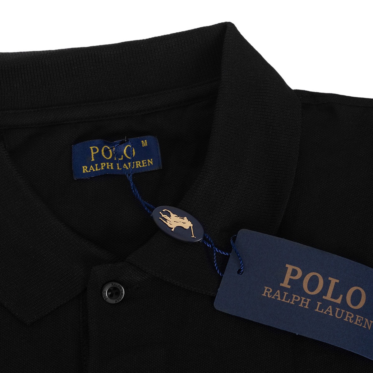 Koszulka Polo męska POLO RALPH LAUREN BAWEŁNA czarna