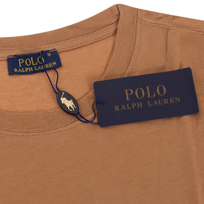 Koszulka męska t-shirt beżowa POLO RALPH LAUREN 100% BAWEŁNA