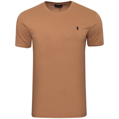 Koszulka męska t-shirt beżowa POLO RALPH LAUREN 100% BAWEŁNA