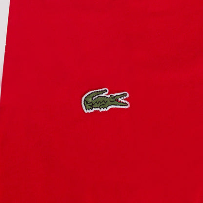 Koszulka męska t-shirt LACOSTE czerwona BAWEŁNA