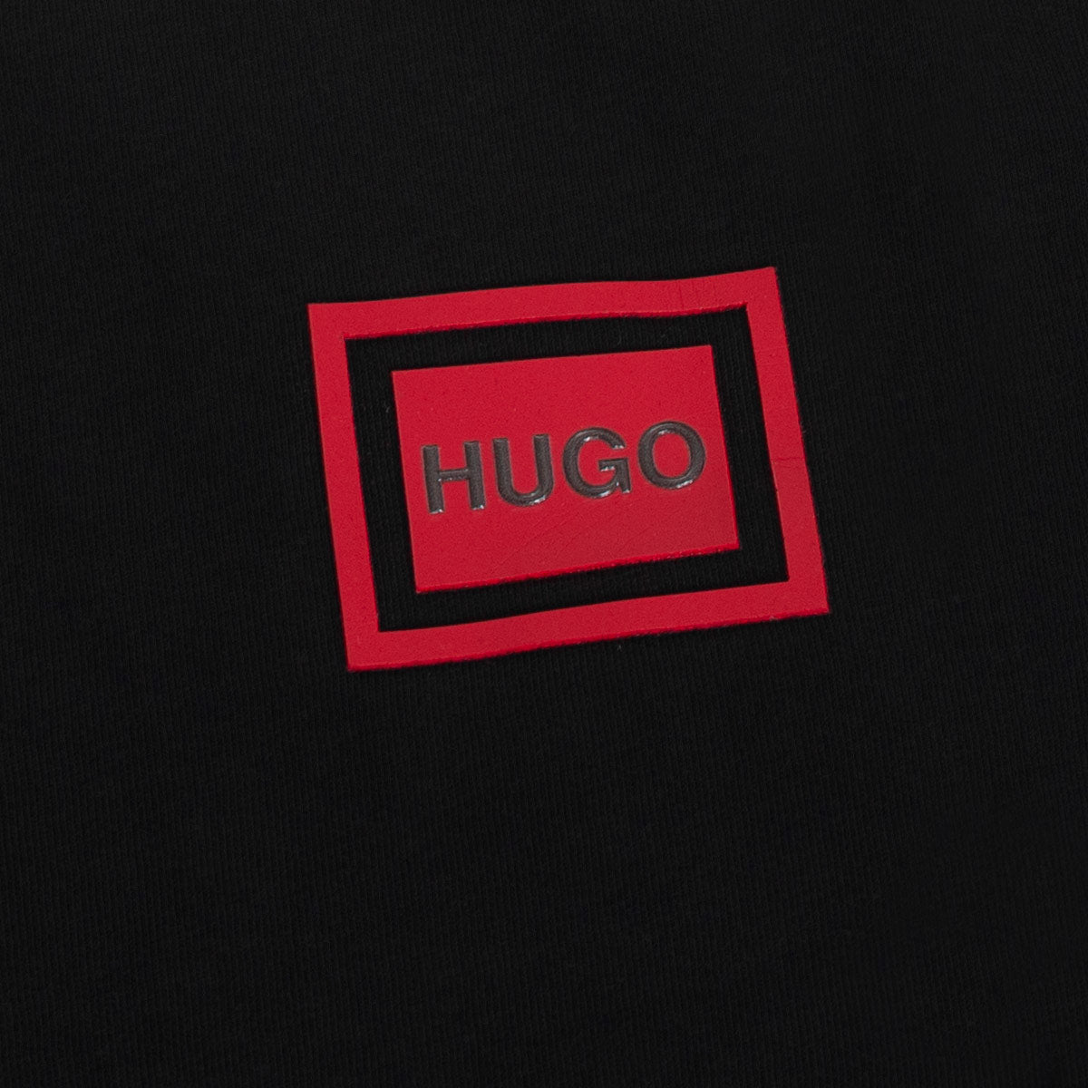 Koszulka męska t-shirt czarna logo HUGO 100% BAWEŁNA