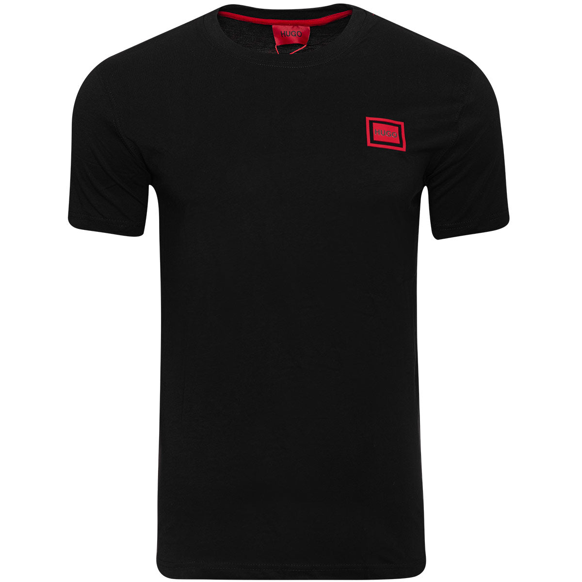 Koszulka męska t-shirt czarna logo HUGO 100% BAWEŁNA