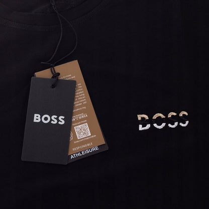 Koszulka męska t-shirt BOSS BAWEŁNA czarna