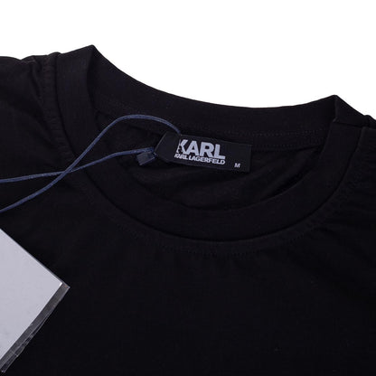 Koszulka męska t-shirt KARL LAGERFELD 100% BAWEŁNA czarna