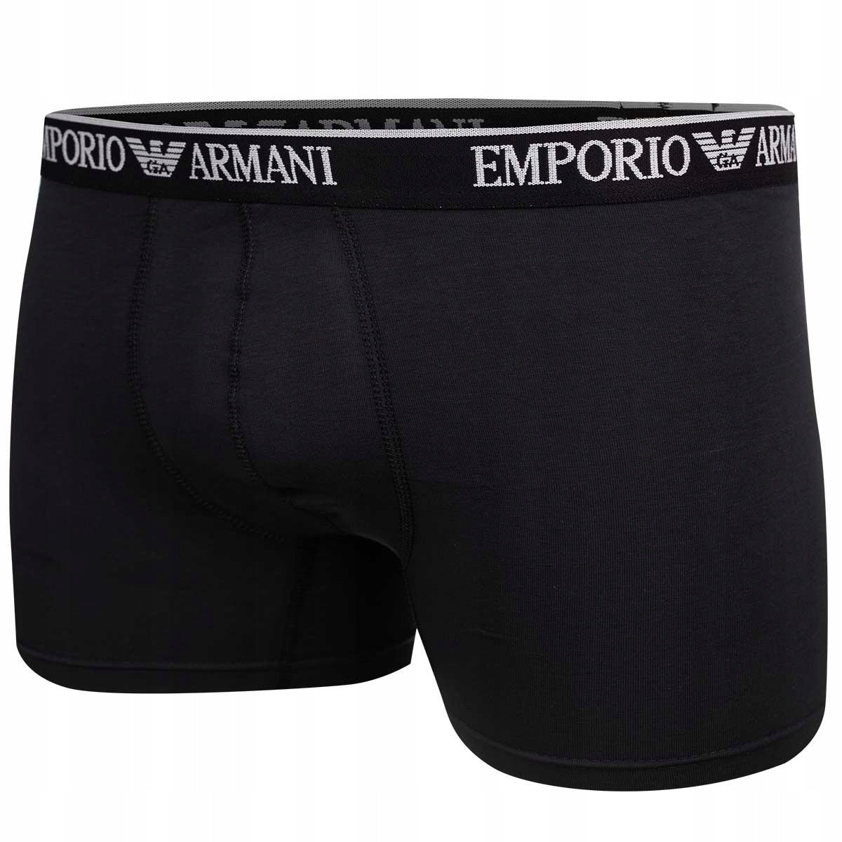 Męskie bokserki bawełniane EMPORIO ARMANI 3P czarne, szare, granatowe