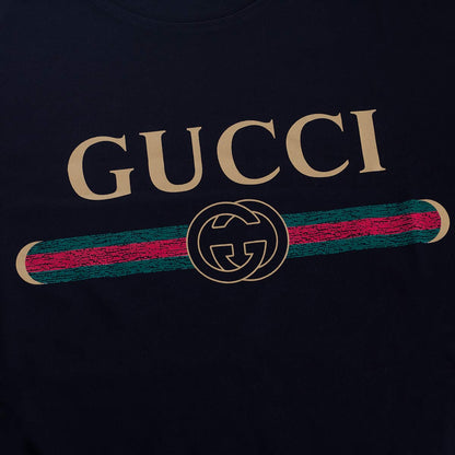 Koszulka męska t-shirt GUCCI 100% bawełna czarna