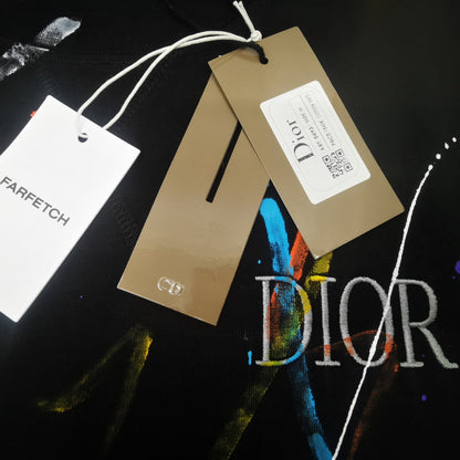 Koszulka męska t-shirt DIOR 100% bawełna czarna