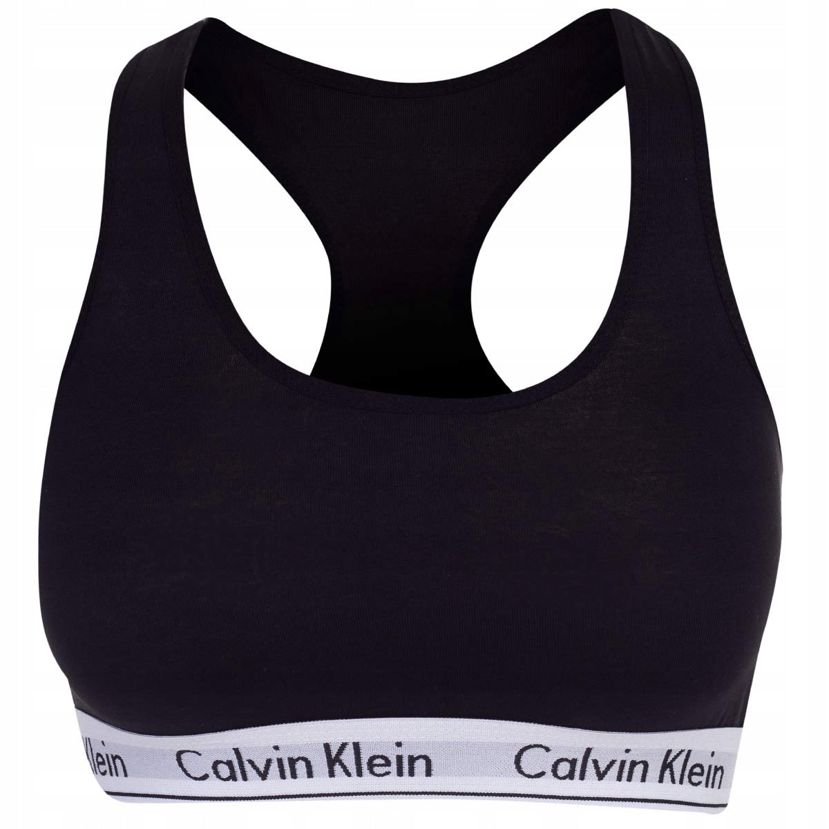 Damski komplet sportowy BAWEŁNA biustonosz + legginsy CALVIN KLEIN czarny