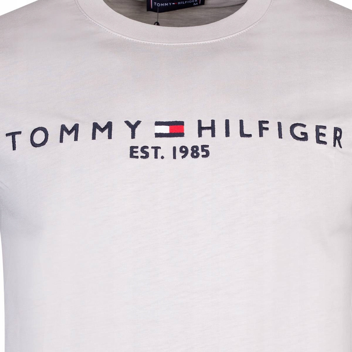 Koszulka męska t-shirt TOMMY HILFIGER 100% bawełna szara