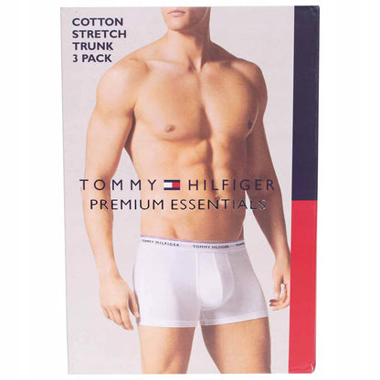 Męskie bokserki majtki TOMMY HILFIGER 3P czarne, granatowe, szare