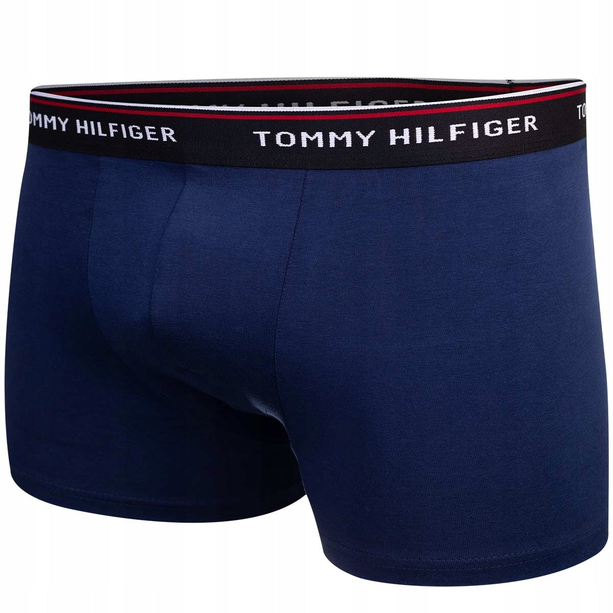 Męskie bokserki majtki TOMMY HILFIGER 3P granatowe, szare, czarne