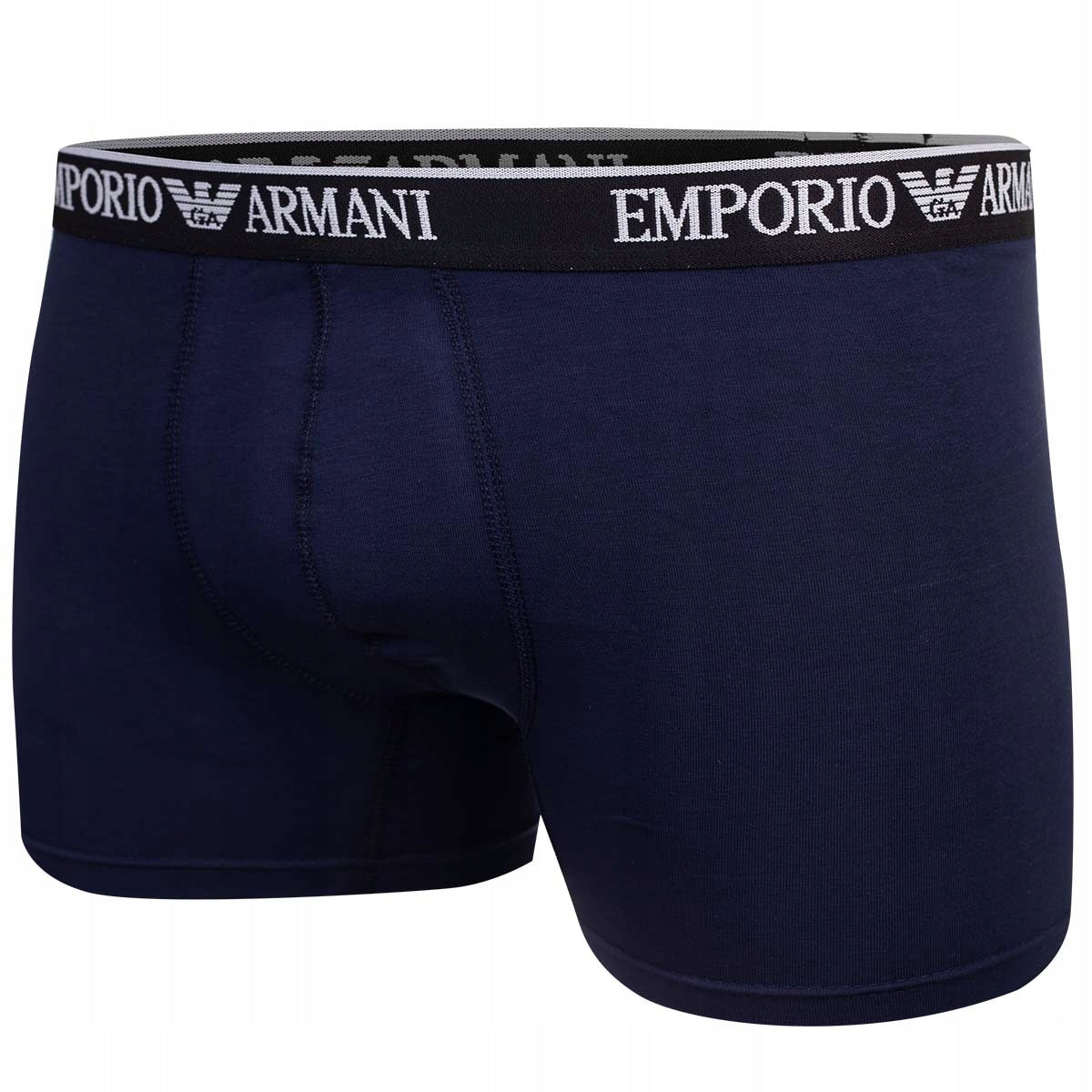 Męskie bokserki bawełniane EMPORIO ARMANI 3P czarne, szare, granatowe