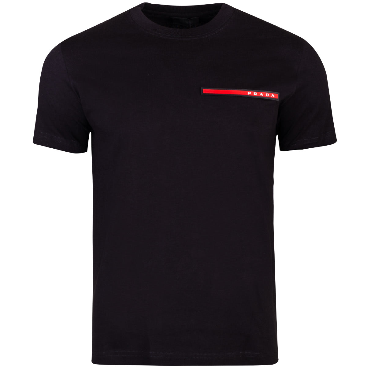Koszulka męska t-shirt PRADA 100% bawełna czarna