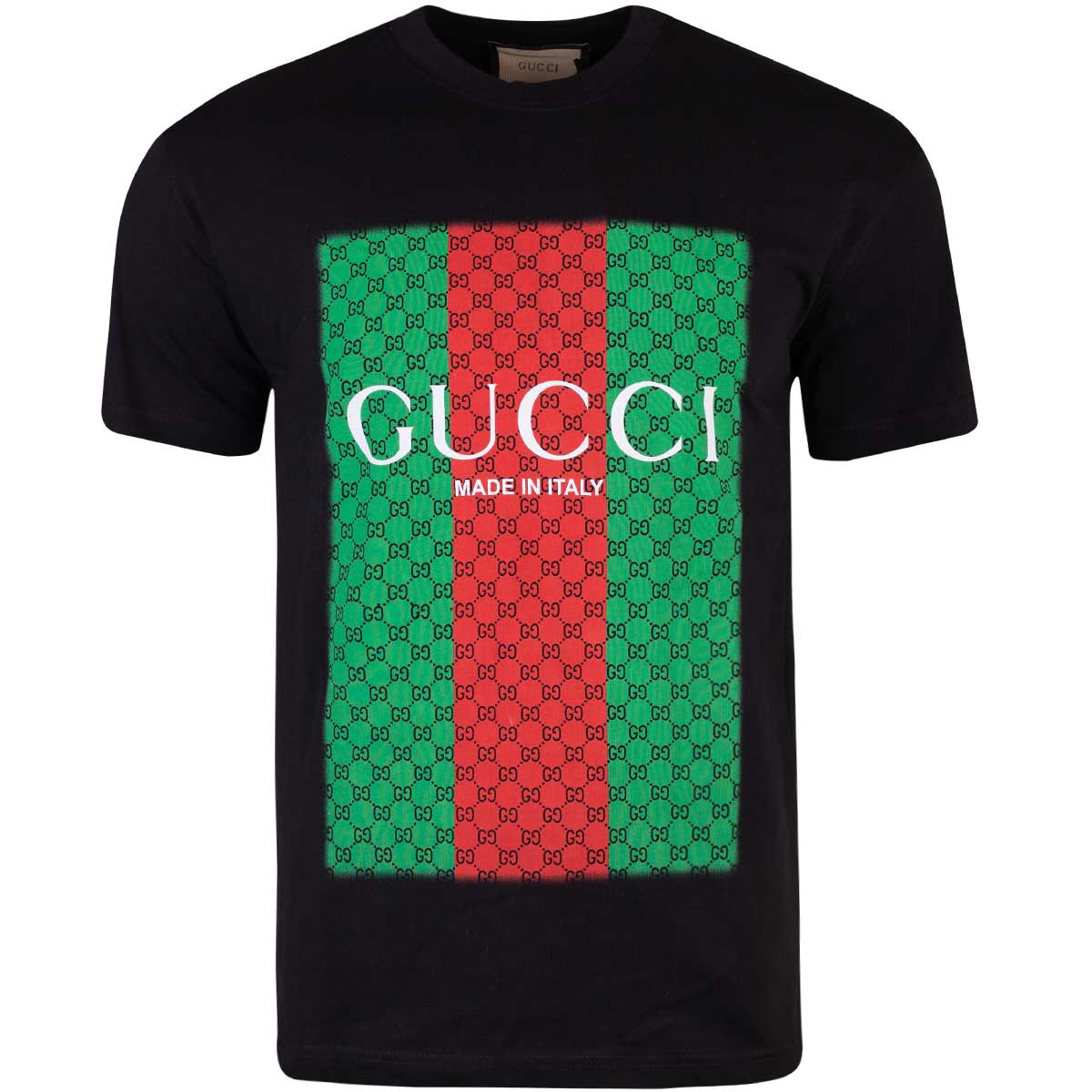 Koszulka męska t-shirt GUCCI 100% bawełna czarna