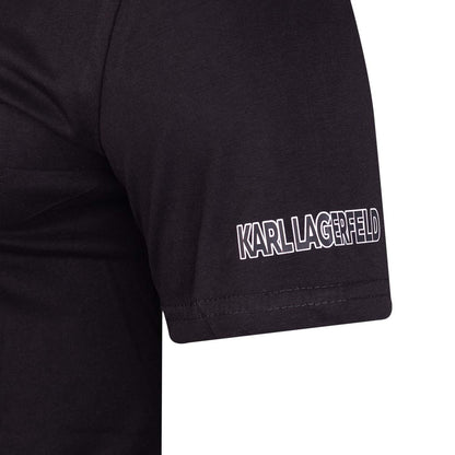 Koszulka męska t-shirt KARL LAGERFELD 100% BAWEŁNA czarna