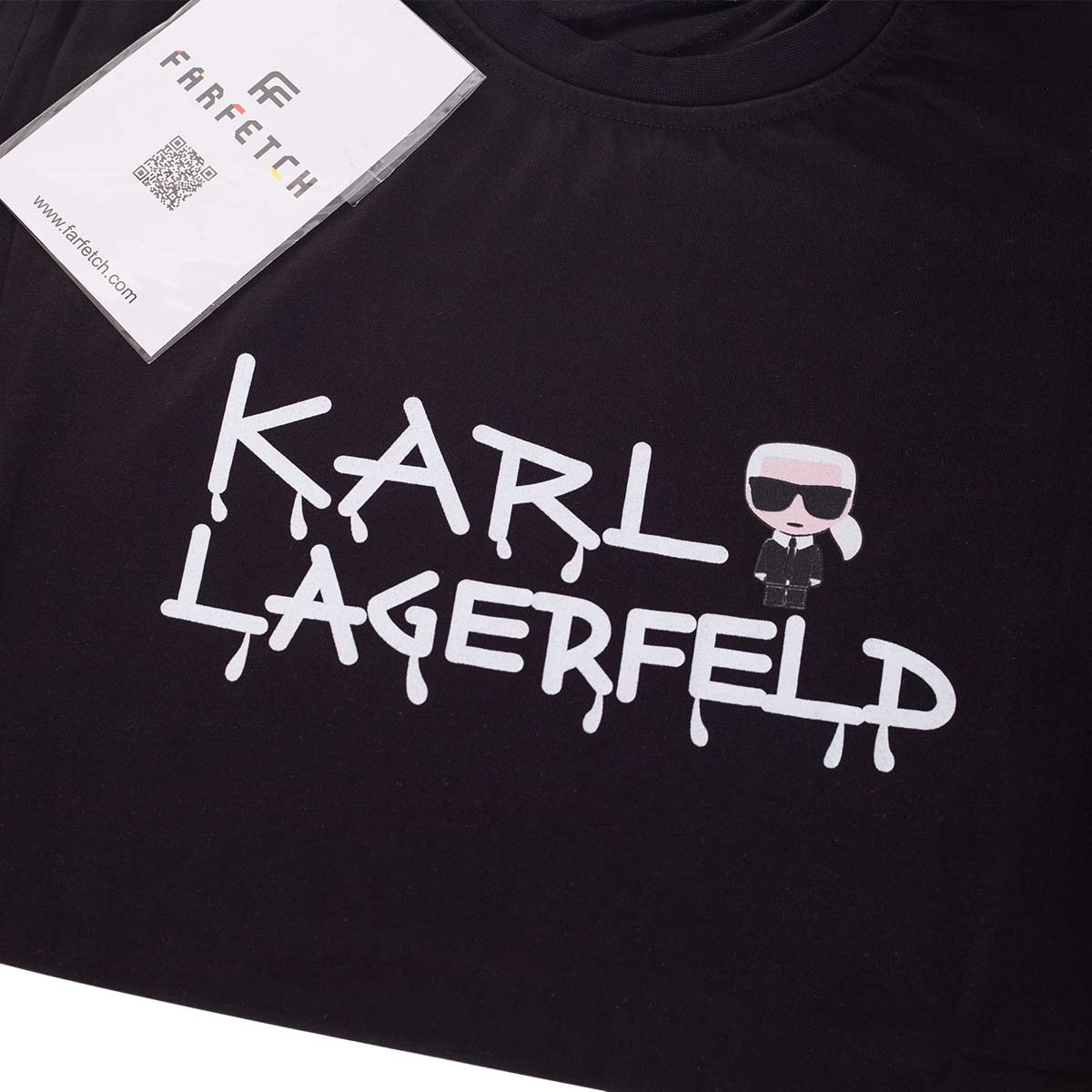 Koszulka męska t-shirt KARL LAGERFELD 100% BAWEŁNA czarna