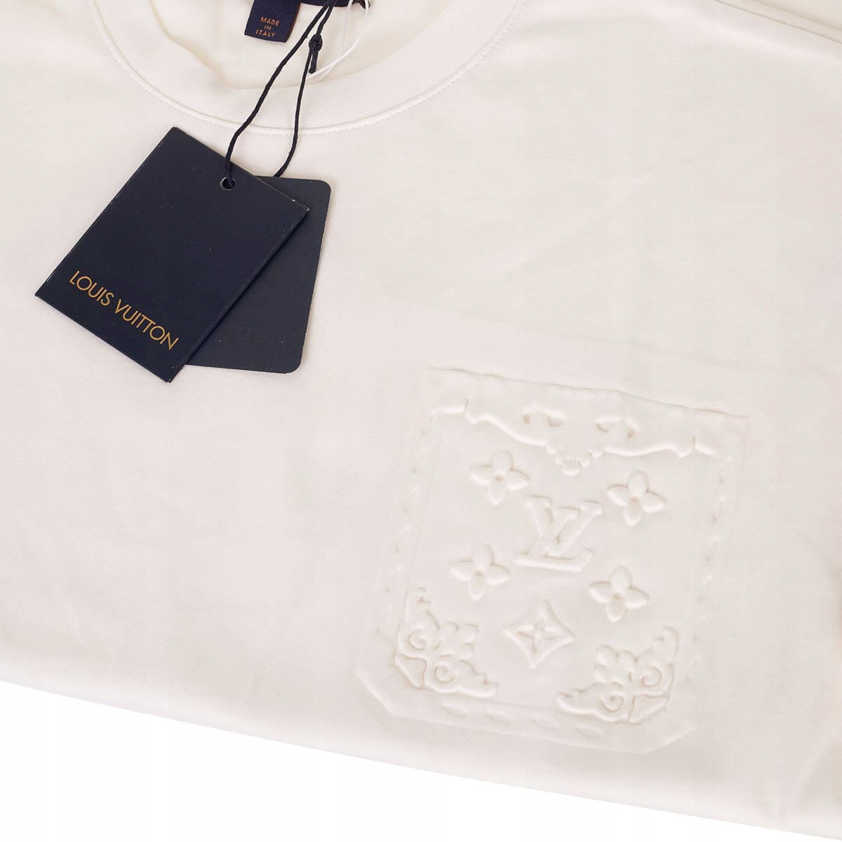 Koszulka męska t-shirt LOUIS VUITTON 100% bawełna biała