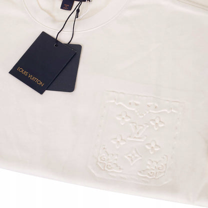 Koszulka męska t-shirt LOUIS VUITTON 100% bawełna biała