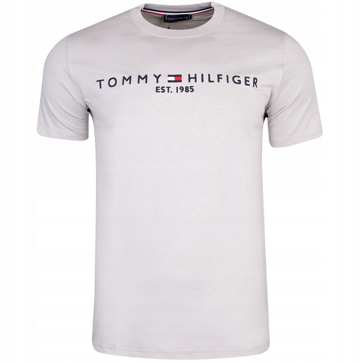 Koszulka męska t-shirt TOMMY HILFIGER 100% bawełna szara