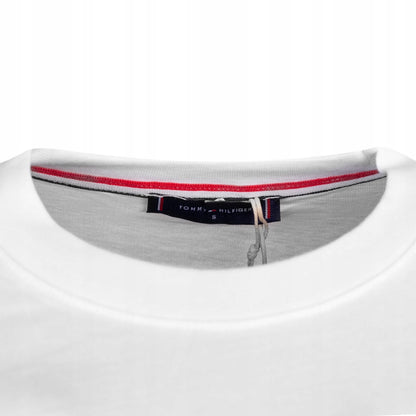 Koszulka męska t-shirt TOMMY HILFIGER 100% bawełna biała