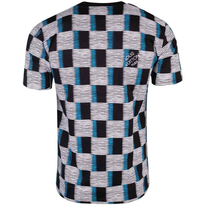 Koszulka męska t-shirt LOUIS VUITTON 100% bawełna biało-czarna