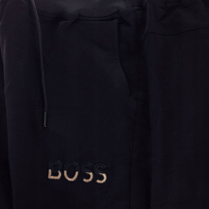 Spodnie męskie dresowe HUGO BOSS 100% BAWEŁNA czarne