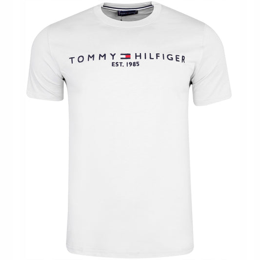 Koszulka męska t-shirt TOMMY HILFIGER 100% bawełna biała