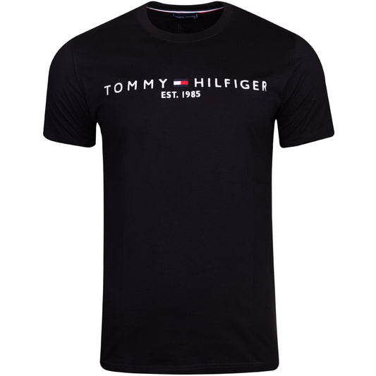 Koszulka męska t-shirt TOMMY HILFIGER 100% bawełna czarna