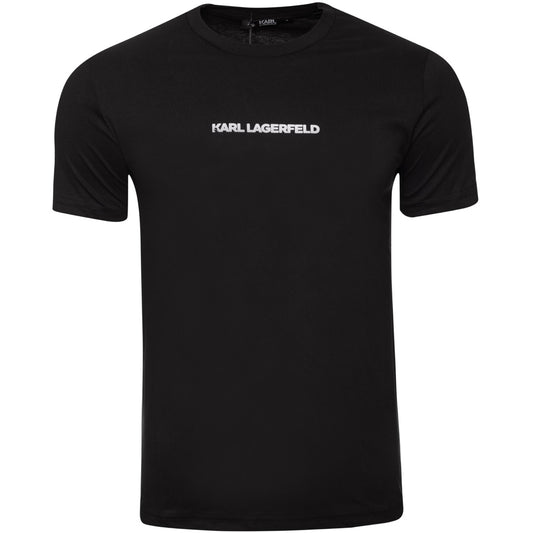 Koszulka męska t-shirt KARL LAGERFELD czarna 100% BAWEŁNA